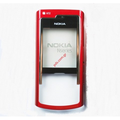 Γνήσια πρόσοψη σετ για Nokia Ν72 Κόκκινη Γνήσια πρόσοψη σετ για Nokia Ν72 Κόκκινη