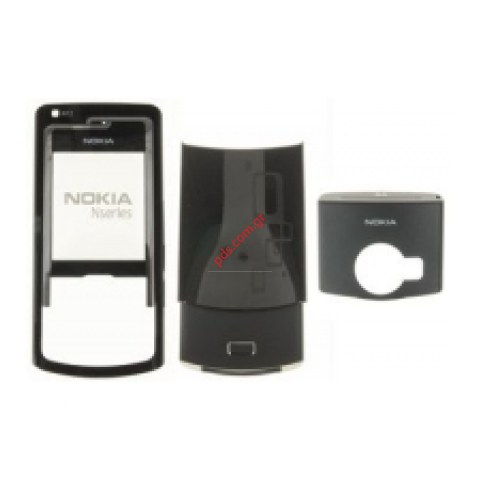 Γνήσια πρόσοψη σετ για Nokia Ν72 μαύρη set 3 pcs Γνήσια πρόσοψη σετ για Nokia Ν72 μαύρη set 3 pcs