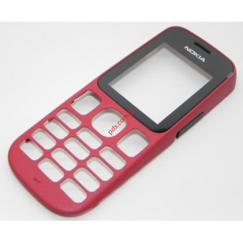 Γνήσια πρόσοψη set Nokia 101 Red με το τζαμάκι σε κόκκινο χρώμα