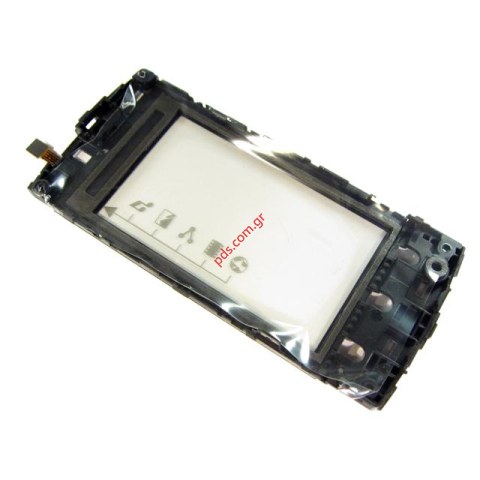 Γνήσια πρόσοψη set Nokia 5250 Black σε μαύρο χρώμα (RM-684)