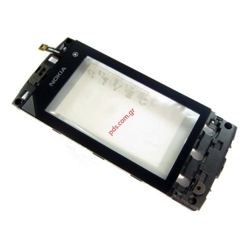 Γνήσια πρόσοψη set Nokia 5250 Black σε μαύρο χρώμα (RM-684)