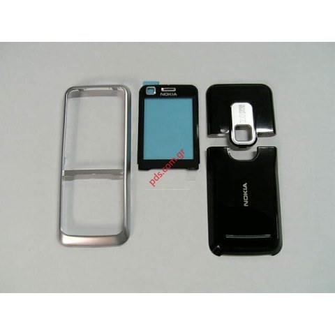 Γνήσια πρόσοψη set Nokia 6120c black complete 4 τεμάχια