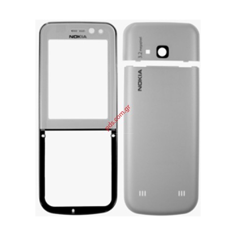 Γνήσια πρόσοψη σετ Nokia 6730classic σε λευκό χρώμα 