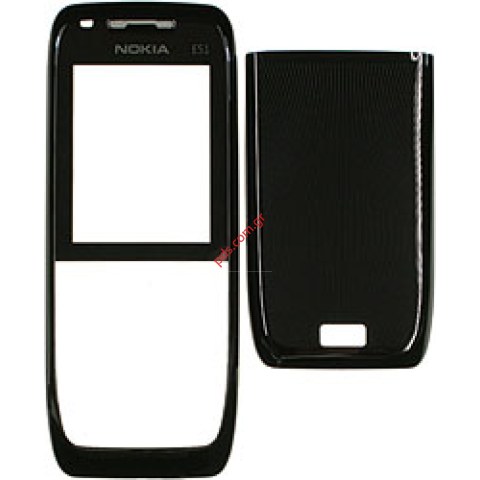 Γνήσια πρόσοψη set ΝΟΚΙΑ E51 Black (front+battery cover )