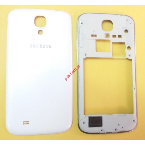 Γνήσια πρόσοψη set Samsung Galaxy S4 i9500 White (Μεσαίο πλαίσιο με καπάκι μπαταρίας) Γνήσια πρόσοψη set Samsung Galaxy S4 i9500 White (Μεσαίο πλαίσιο με καπάκι μπαταρίας)