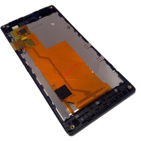 Γνήσια πρόσοψη σετ Sony Xperia J ST26i με εξωτερικό τζάμι την αφή και την οθόνη 