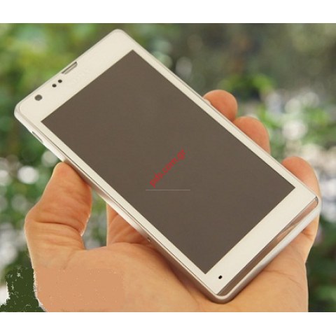 Γνήσια πρόσοψη set Sony Xperia SP C5302 White λευκό με το εξωτερικό τζάμι την αφή 