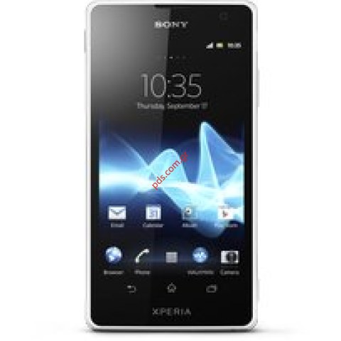 Γνήσια πρόσοψη σετ Sony Xperia TX LT29i με εξωτερικό τζάμι την αφή και την οθόνη στο λευκό χρώμα