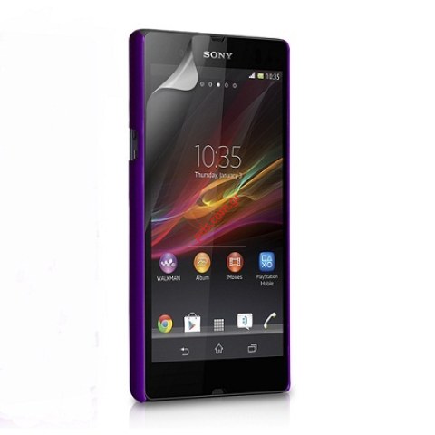 Γνήσια πρόσοψη σετ Sony Xperia Z (C6603) L36H Purple σε μωβ χρώμα.