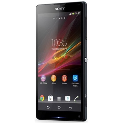 Γνήσια πρόσοψη σετ Sony Xperia ZL (C6502) Black σε μαύρο χρώμα 