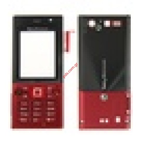 Γνήσια πρόσοψη σετ SonyEricsson T700 σε μαύρο με κόκκινο χρώμα. Γνήσια πρόσοψη σετ SonyEricsson T700 σε μαύρο με κόκκινο χρώμα.