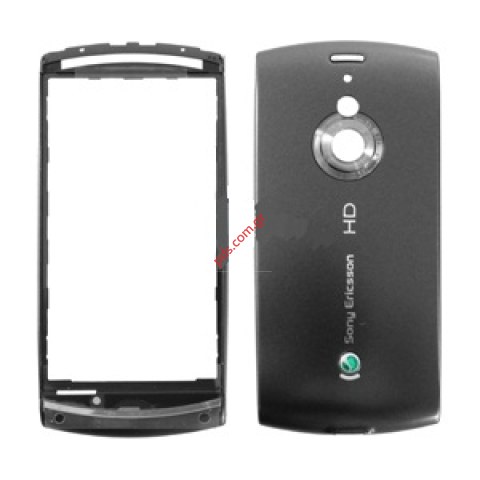 Γνήσια πρόσοψη set SonyEricsson Vivaz Pro (U8A)  σε Μαύρο χρώμα
