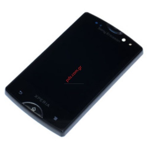 Γνήσια πρόσοψη set SonyEricsson XPeria Mini Pro Black SK17i σε μαύρο χρώμα 