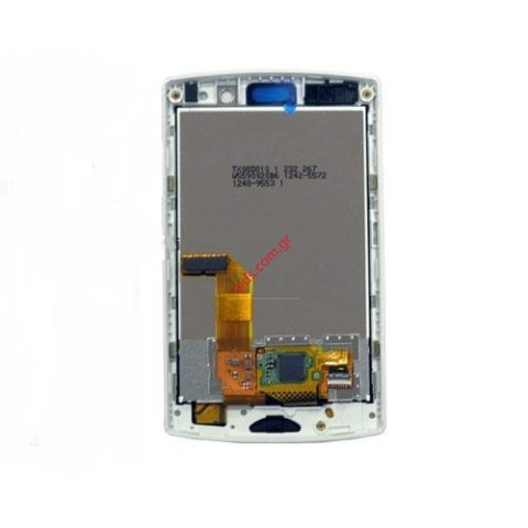 Γνήσια πρόσοψη set Sonyericsson XPeria Mini Pro White SK17i σε λευκό χρώμα 