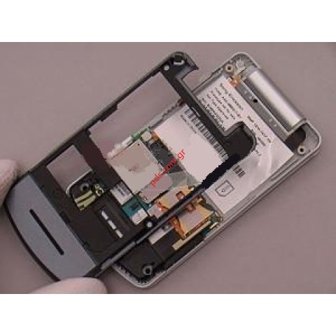 Γνήσια πρόσοψη Sony Ericsson W508 πίσω εξωτερικό πλαίσιο κάλυμα σε γκρί 