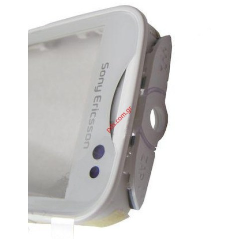Γνήσια πρόσοψη Sony Ericsson WT13i Mix Walkman σε λευκό  χρώμα. 