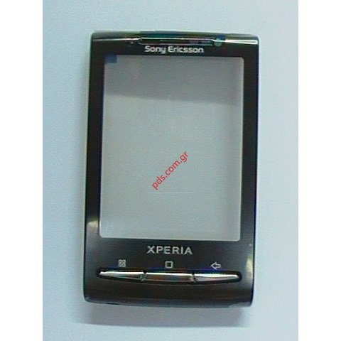 Γνήσια πρόσοψη Sony Ericsson Xperia X10 Mini E10i Black σε μαύρο χρώμα  Γνήσια πρόσοψη Sony Ericsson Xperia X10 Mini E10i Black σε μαύρο χρώμα