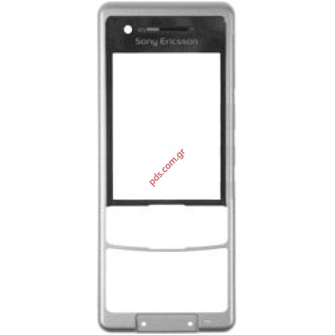 Γνήσια πρόσοψη SonyEricsson C510 στο χρώμα ασημί.