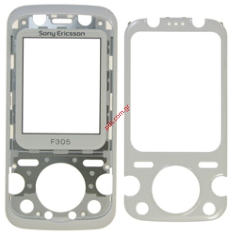 Γνήσια πρόσοψη SonyEricsson F305 σε ασημί χρώμα. Γνήσια πρόσοψη SonyEricsson F305 σε ασημί χρώμα.