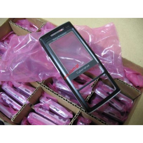 Γνήσια πρόσοψη SonyEricsson K800i Black logo (Cyber shot) έκδοση με το κενό για την κάμερα 3G Γνήσια πρόσοψη SonyEricsson K800i Black logo (Cyber shot) έκδοση με το κενό για την κάμερα 3G