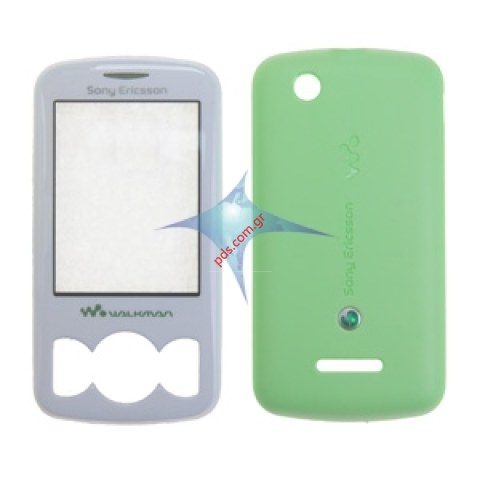 Γνήσια πρόσοψη SonyEricsson Spiro W100 με καπάκι μπαταρίας σε ασημί πράσινο χρώμα Γνήσια πρόσοψη SonyEricsson Spiro W100 με καπάκι μπαταρίας σε ασημί πράσινο χρώμα