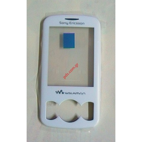 Γνήσια πρόσοψη SonyEricsson Spiro W100 σε Λευκό χρώμα με ασημί λογότυπο
