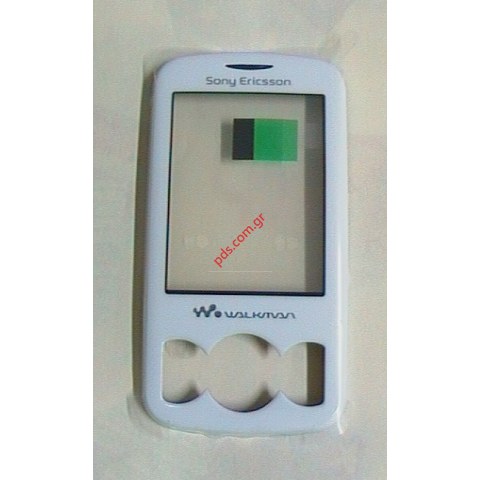 Γνήσια πρόσοψη SonyEricsson Spiro W100 σε Λευκό χρώμα με γκρί λογότυπο