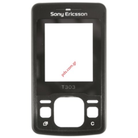 Γνήσια πρόσοψη SonyEricsson T303 σε μαύρο χρώμα