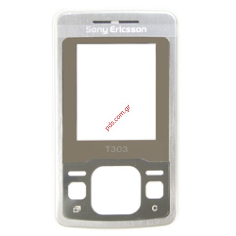 Γνήσια πρόσοψη SonyEricsson T303 Silver