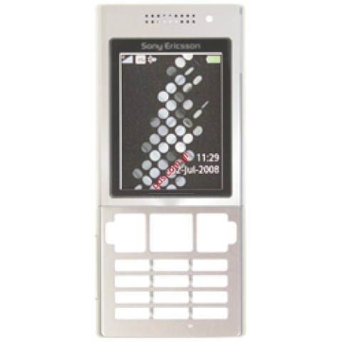 Γνήσια πρόσοψη SonyEricsson T700 σε Ασημί με ασημί χρώμα Γνήσια πρόσοψη SonyEricsson T700 σε Ασημί με ασημί χρώμα