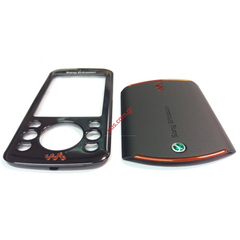 Γνήσια πρόσοψη SonyEricsson W395 και καπάκι μπαταρίας σε γκρί χρώμα Γνήσια πρόσοψη SonyEricsson W395 και καπάκι μπαταρίας σε γκρί χρώμα