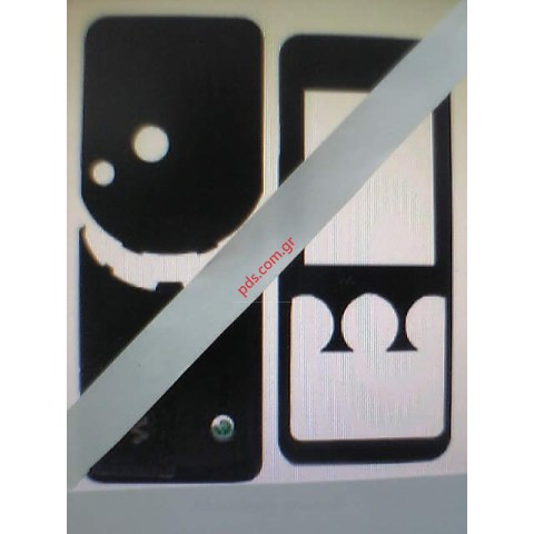 Γνήσια πρόσοψη SONYERICSSON W660i black 3 pcs