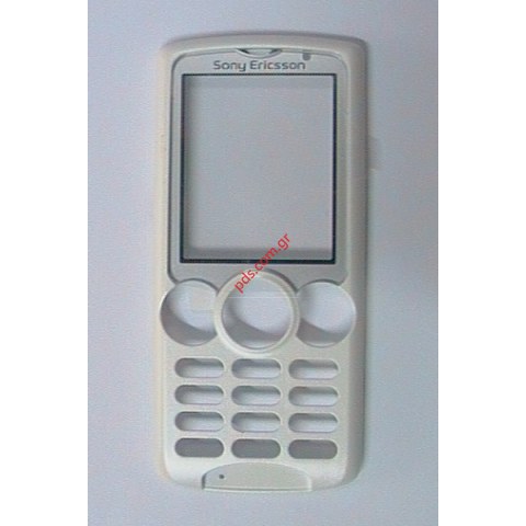 Γνήσια πρόσοψη SonyEricsson W810i με τζαμάκι σε λευκό χρώμα