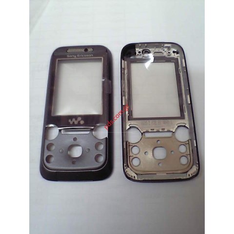 Γνήσια πρόσοψη SonyEricsson W850i με τζαμάκι σε σκούρο γκρί χρώμα Γνήσια πρόσοψη SonyEricsson W850i με τζαμάκι σε σκούρο γκρί χρώμα