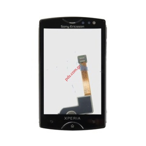 Γνήσια πρόσοψη Sonyericsson XPeria Mini ST15i σε μαύρο χρώμα.