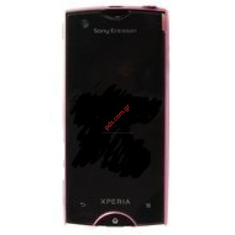 Γνήσια πρόσοψη Sonyericsson XPeria Ray ST18i σε κόκκινο χρώμα (complete) Pink