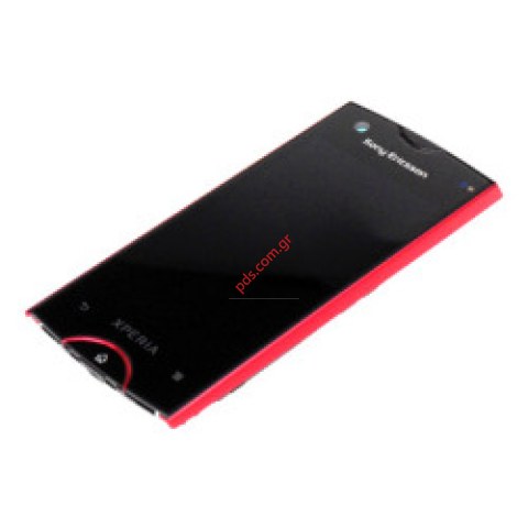 Γνήσια πρόσοψη Sonyericsson XPeria Ray ST18i σε κόκκινο χρώμα (complete) Pink