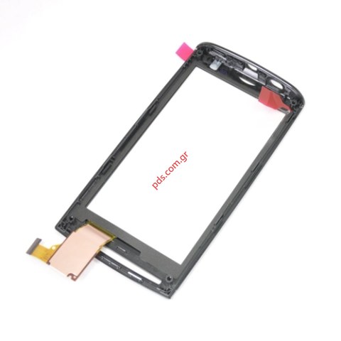 Γνήσια πρόσοψη Sonyericsson XPeria X10 σε μαύρο χρώμα με το touch screen digitazer