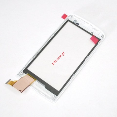 Original front cover Sony Ericsson Xperia X10 in white color whith touch screen digitazer