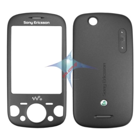 Γνήσια πρόσοψη SonyEricsson Zylo W20, W20i με καπάκι μπαταρίας σε Μαύρο χρώμα 