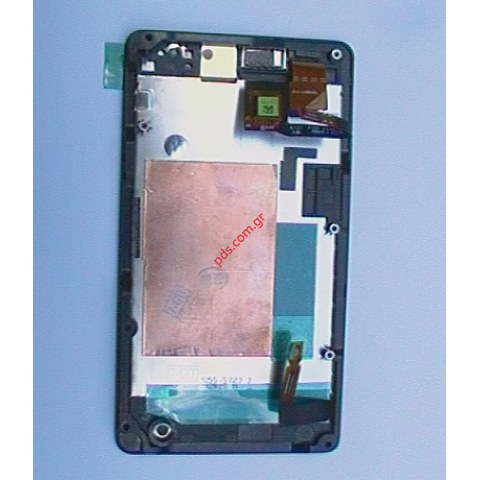 Γνήσια πρόσοψη (SWAP) Xperia Go ST27i Black Complete σε μαύρο χρώμα (ελαφρώς μεταχειρισμένη χωρίς σημάδια)