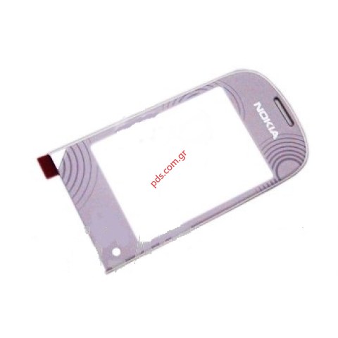 Γνήσιο κάλυμα εσωτερικής πρόσοψης Nokia 3710fold big lcd display cover σε ρόζ χρώμα