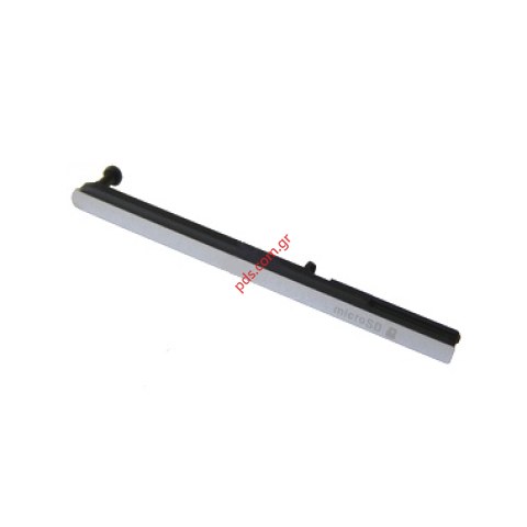 Γνήσιο κάλυμα καρτών SIM+SD Black Sony Xperia T3 D5102, D5103, D5106 Xperia T3 LTE για το μαύρο χρώμα 