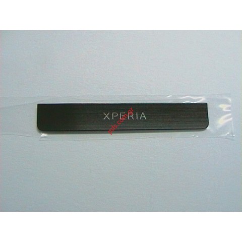 Γνήσιο κάλυμα πρόσοψης Sony Xperia Miro ST23i low deco cover σε μαύρο χρώμα