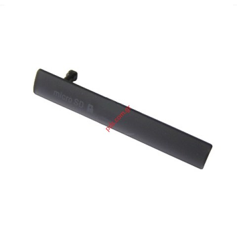 Γνήσιο κάλυμα θύρας USB Black Sony D5803, D5833 Xperia Z3 Compact σε μαύρο χρώμα 