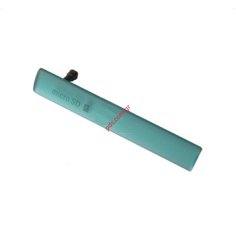 Γνήσιο κάλυμα θύρας USB Green Sony D5803, D5833 Xperia Z3 Compact σε πράσινο χρώμα 