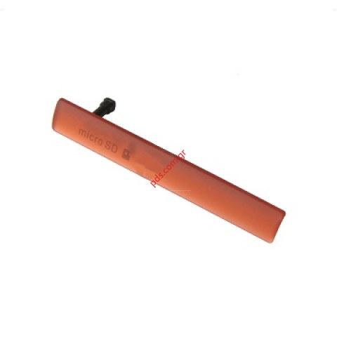 Γνήσιο κάλυμα θύρας USB Orange Sony D5803, D5833 Xperia Z3 Compact σε πορτοκαλί χρώμα 