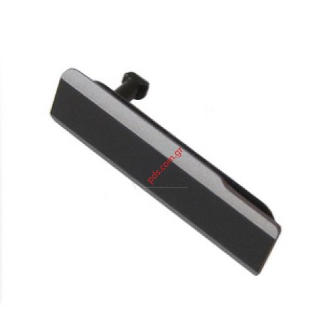 Γνήσιο κάλυμα USB cover Sony Xperia Z1 C6902, C6903, C6906, C6943 σε μαύρο χρώμα