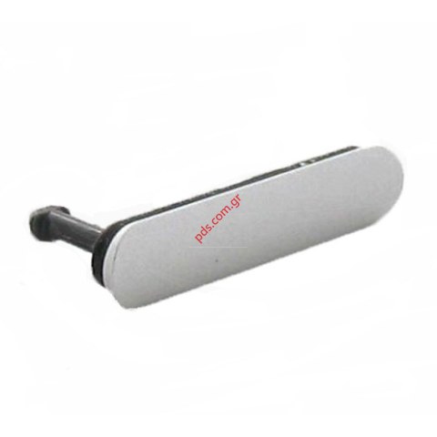 Γνήσιο κάλυμα USB white Xperia Z3 Sony D6603, D6643, D6653 σε λευκό χρώμα με υποδοχή φίς τροφοδοσίας