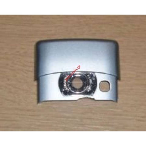 Γνήσιο καπάκι κάμερας Nokia 6680 Silver Blue σε ασημί χρώμα